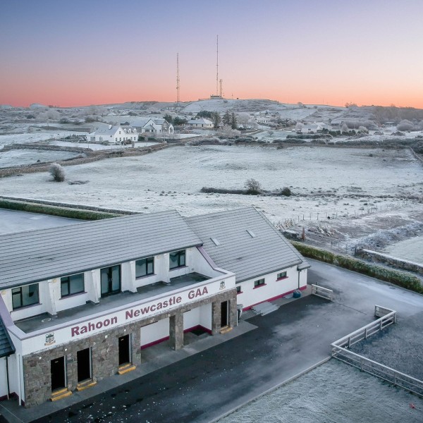 Rahoon-Newcastle GAA on a snowy day